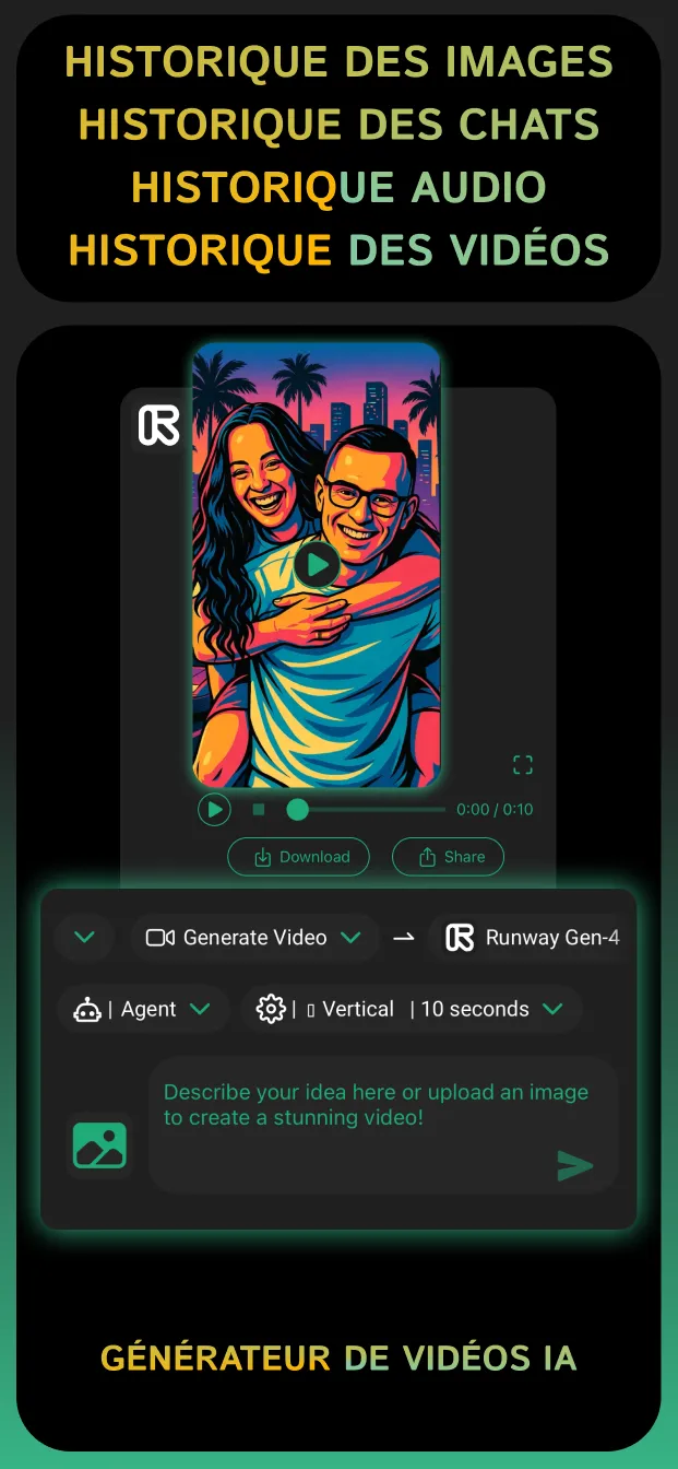 Example screenshot of the Clever AI mobile app